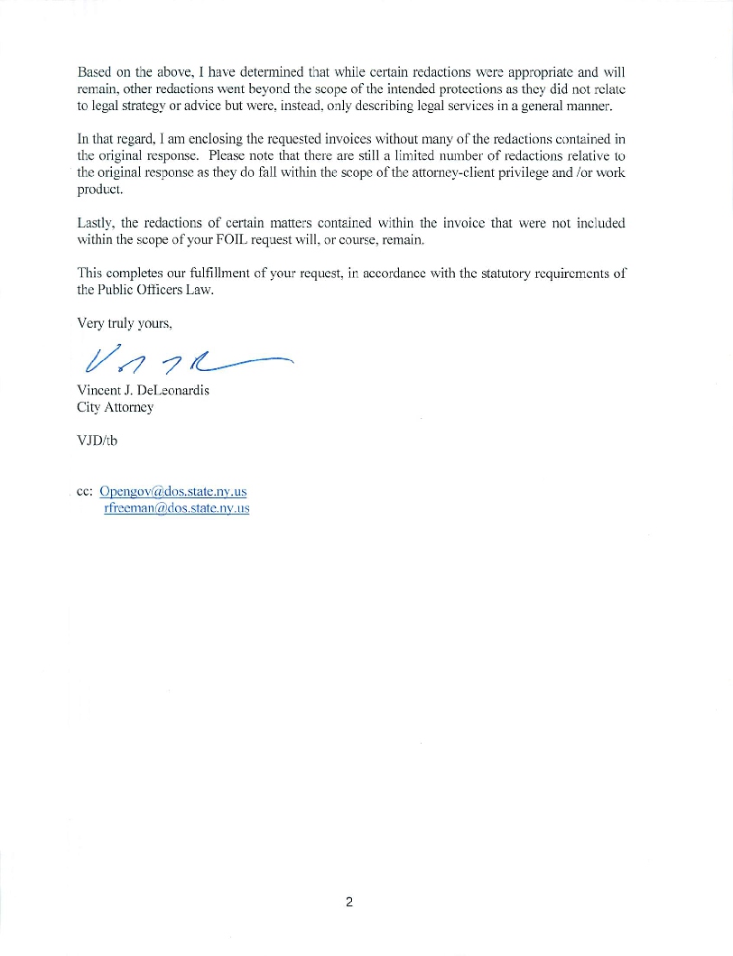 Saratoga National Kaufmann Appeal - Reply with docs-2