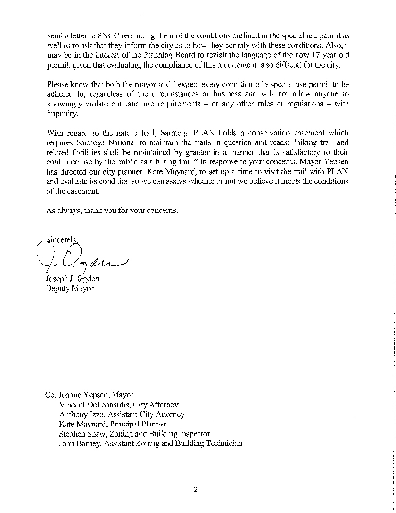 Letter to John Kaufmann from Deputy Mayor Friday October 9th-2